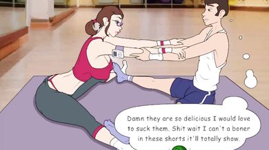 Rewritten as: "Yoga MILF Meets and Fucks - A Sexy Encounter"