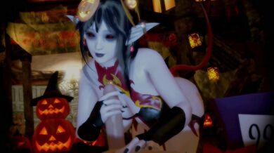 "Lady Vampire Honoka's Late Halloween Punishment"