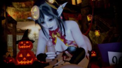 "Lady Vampire Honoka's Late Halloween Punishment"