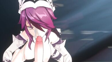 'Teacher's Pet: Rosaria Gets Facialized by Genshin Impact'