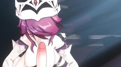 'Teacher's Pet: Rosaria Gets Facialized by Genshin Impact'