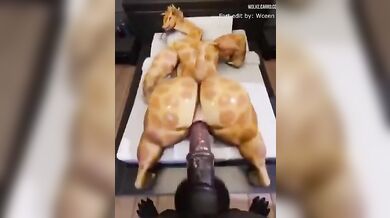 "Giraffe Farts While Getting Fucked in Bed (Fart Edit by Wceen)"