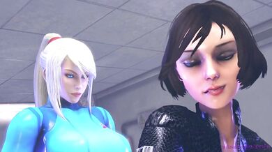 Watch as two sexy futa bass players take the stage and show off their talents in a steamy performance that will leave you begging for more!