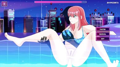 "Hentai Porn Adventures with a Mysterious Nightgamer and His Two Piece Girlfriend"