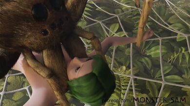 "The Spider and the Girl - A Hentai Monster Love Story"