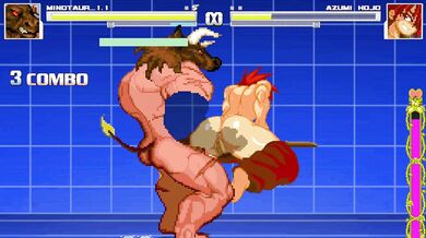 'Hentai Porn VR Experience: Minotaur VS Azumi in Bedroom Battle'