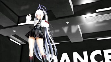 'Busty Milf with C-Cup Breasts, Wiggling her Perky Tits and Ass in Red Lingerie, Surrounded by a Crowd of Horny Men'