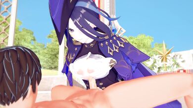 'Clorinde Loves Your Hard and Long Dildo in 3D Hentai Porn'