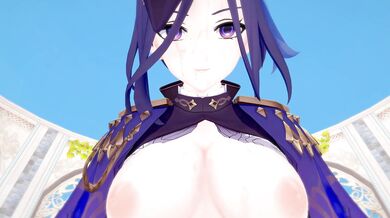 'Clorinde Loves Your Hard and Long Dildo in 3D Hentai Porn'