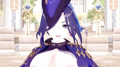 'Clorinde Loves Your Hard and Long Dildo in 3D Hentai Porn'