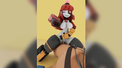 Mimi the sentry is caught in a compromising position by her commanding officer during a routine security check.