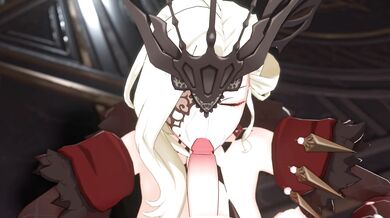 The MILF Next Door: Genshin Impact La Signora Blowjob Oldstump