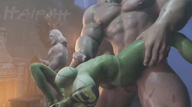 'Reinhardt bangs the local snake girl Haipah in a magical mystic VA Voice'