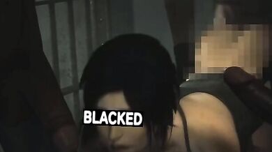 Lara Croft, Blacked and Censored