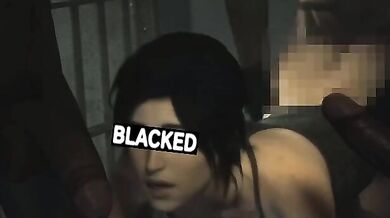 Lara Croft, Blacked and Censored