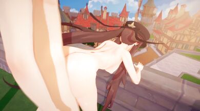 "Hu Tao's Special Business Service: A Day at the Spa for Two"