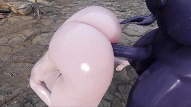'Painfully Cute Redhead Bimbo Sucks and Rides Long Juicy Futa Cock with Ecstasy'