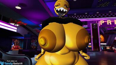 'Mega Breasts Hyper Toy Chick Flashing'