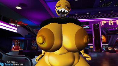 'Mega Breasts Hyper Toy Chick Flashing'