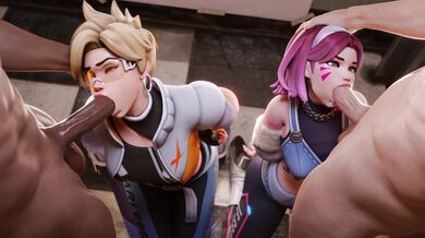 'D.Va Tracer Part 2 [HentaiPorn]'