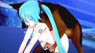 "My Hatsune Miku X Dog Hentai Fetish"