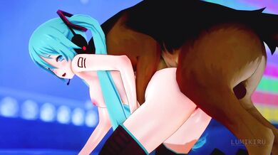 "My Hatsune Miku X Dog Hentai Fetish"