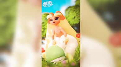 'Gardevoir gets pounded from behind by Lopunny in a wild, doggy style encounter'