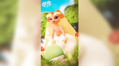 'Gardevoir gets pounded from behind by Lopunny in a wild, doggy style encounter'