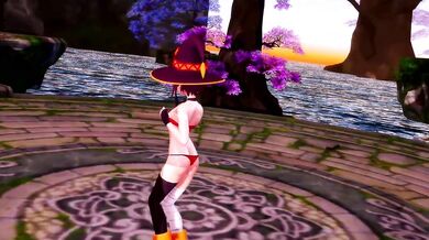 "Megumin, AOA, and MMD hentai girls in XXX action!"