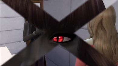 "Bloodlustful Lovemaking between a Vampire and his Simulated Mate"