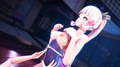 "Sexual Exploration with Kamisato and Ayaka - The Sensuality of Boundaries"