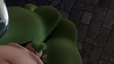 "Satisfying the Insatiable Orc: A Hentai Tale of Lust and Greed"