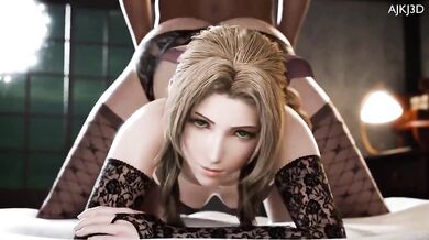 "Rainbow Mushroom Kingdom Hentai - Aerith Doggy Style (Ajkj3D Voice)"