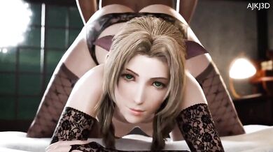 "Rainbow Mushroom Kingdom Hentai - Aerith Doggy Style (Ajkj3D Voice)"