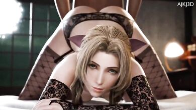 "Rainbow Mushroom Kingdom Hentai - Aerith Doggy Style (Ajkj3D Voice)"