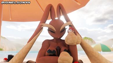 The Sexy Lopunny and Her Beach Day Adventures