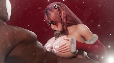 Honoka's Christmas Bouquets with Blacked and Bouquet Man (No WM)