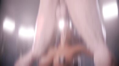 "Bed-ridden Beauty in Black Lace Undies Rides the Rod of her Master!"