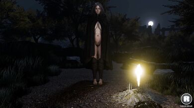 Melina gets trained by her Maidens to provide sexual services for the first time.