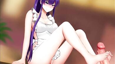 'Saeko in the Kitchen with an Apron (Ginhaha)'