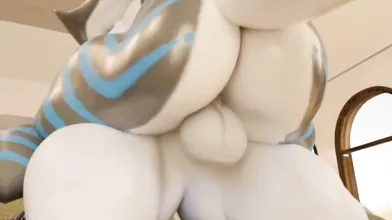 A hot cowgirl named Nika rides a massive cock like a bronco, her tight pussy wrapped around it as she moans in ecstasy.