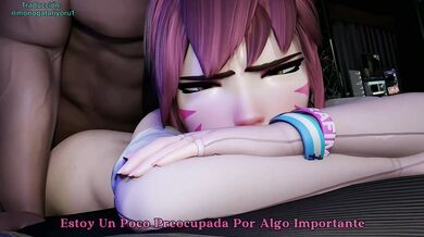 "Overwatch: D.va's Secret White Streaming Session - Concealed Cam!"