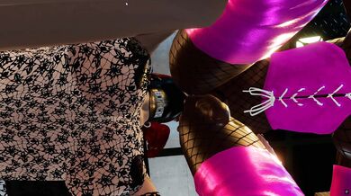 Mistress Bella sucks a massive black futa ass after fucking her.