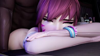 "Overwatch D.Va's Private Cam Show - Blacked Out Consequence"