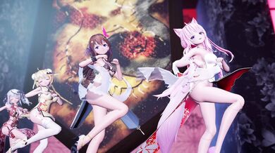 "Awakening a Trio of Holo-Live Ladies!"