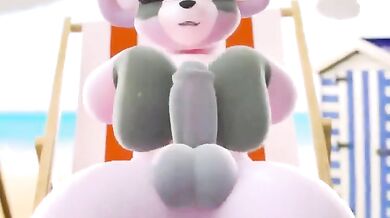 'Rambley the Raccoon Pony at the Beach: The Magical Mystic Voice Version'