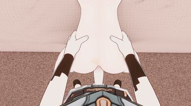"Fucking the Maid from Behind - A Sneaky Sexual Encounter with Kujou Sara"
