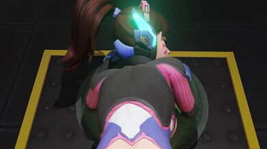"Overwatch: D.va's Cum Shot Surprise!"
