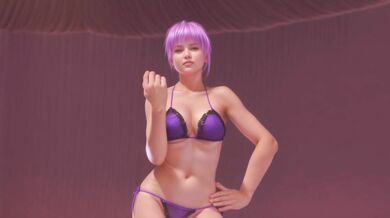 Watch as Ayane performs a sexy pole dance, enhanced by advanced artificial intelligence technology!