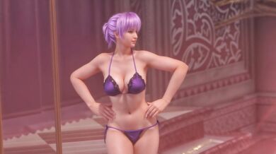 Watch as Ayane performs a sexy pole dance, enhanced by advanced artificial intelligence technology!